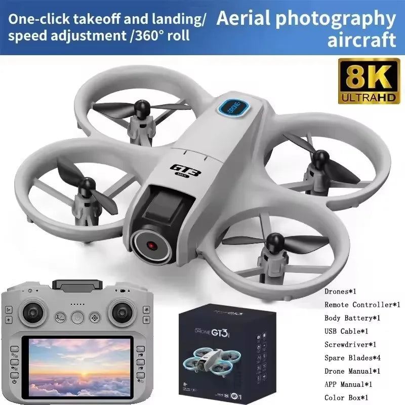2026 New GT3 Max Drone 8K 5G GPS Professional HD Aerial Photography Remote Control Aircraft HD Dual Camera Quadcopter Toy UAV