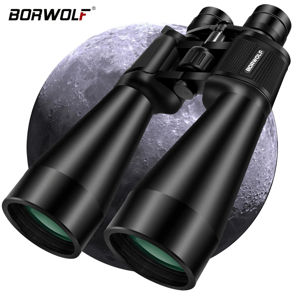Borwolf Binoculars Zoom HD Bak4 Prism Professional