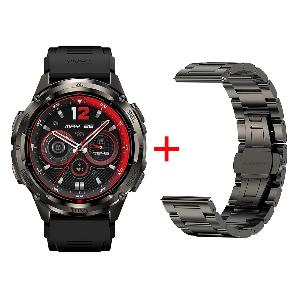 KOSPET Tank T3 Ultra 2 GPS Smartwatch Bluetooth Calling