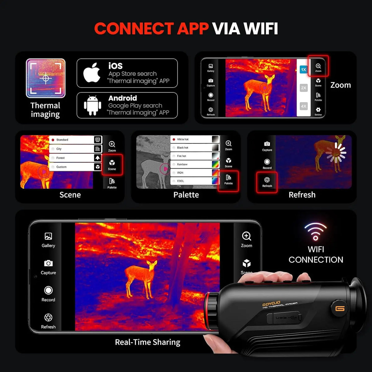 GOYOJO G325 Thermal Imaging Monocular Telescope