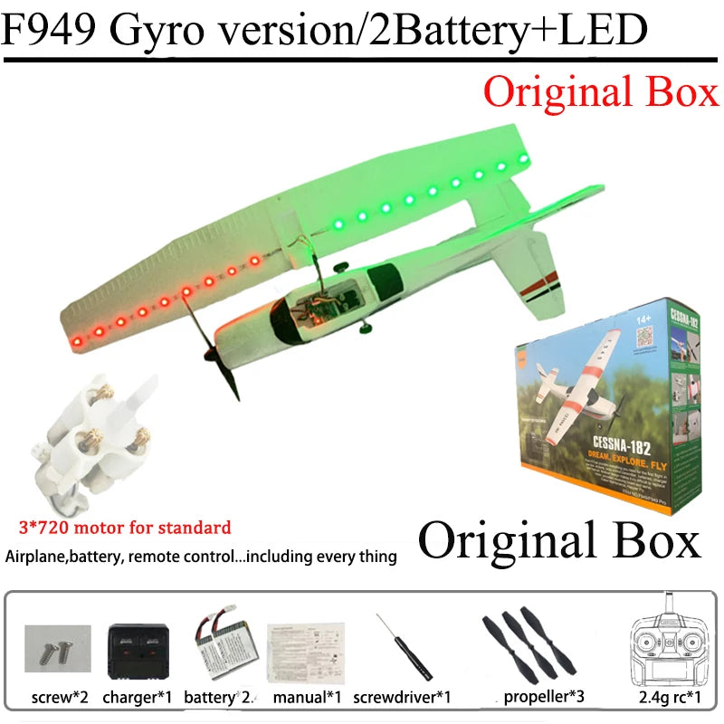 WLtoys F949 RC Airplane With Gyroscope