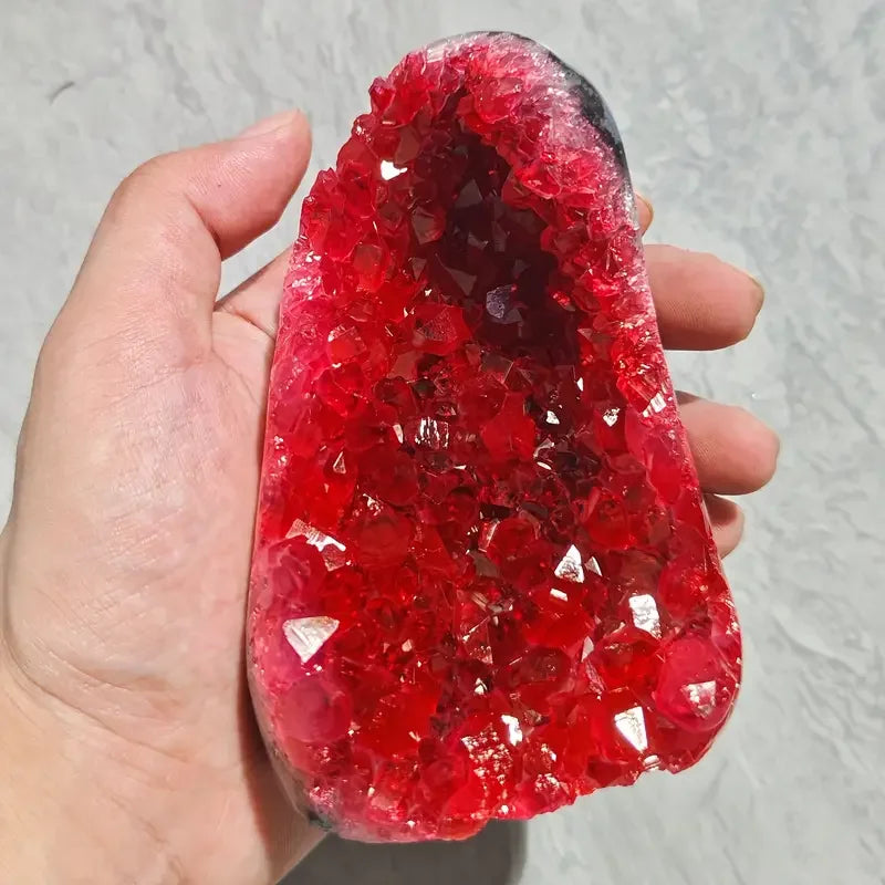 CrystalHola Rare Geode Cluster Home Decor