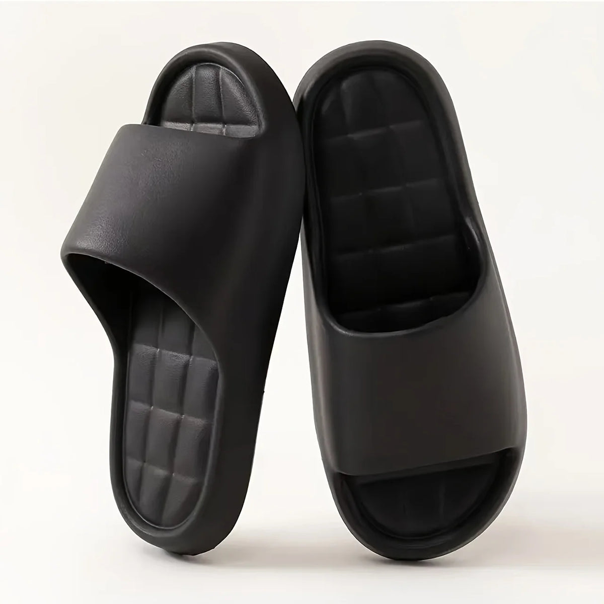Stylische und elegante EVA-Square-Slipper, rutschfest, lässig mit gerippter Textur - Perfekt für den Innen- und Außenbereich, Strand und Meer, Unisex, geeignet für alle Jahreszeiten, erhältlich in verschiedenen Farben, H