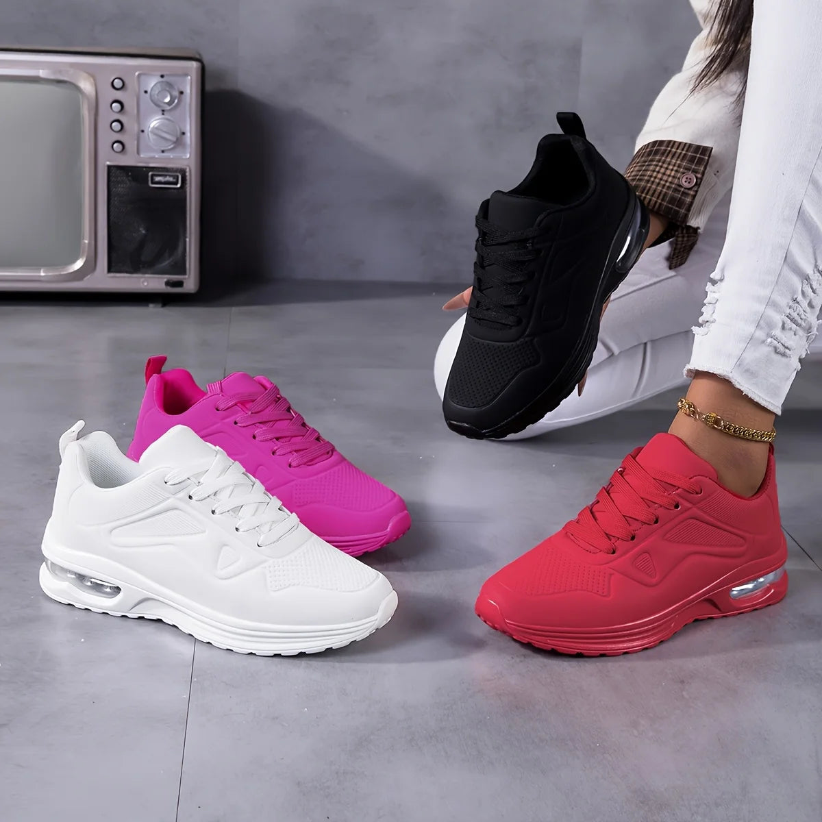 Damenmode Freizeit Sneaker, Sportschuhe, Dameschuhe