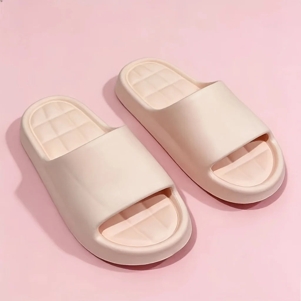 Stylische und elegante EVA-Square-Slipper, rutschfest, lässig mit gerippter Textur - Perfekt für den Innen- und Außenbereich, Strand und Meer, Unisex, geeignet für alle Jahreszeiten, erhältlich in verschiedenen Farben, H