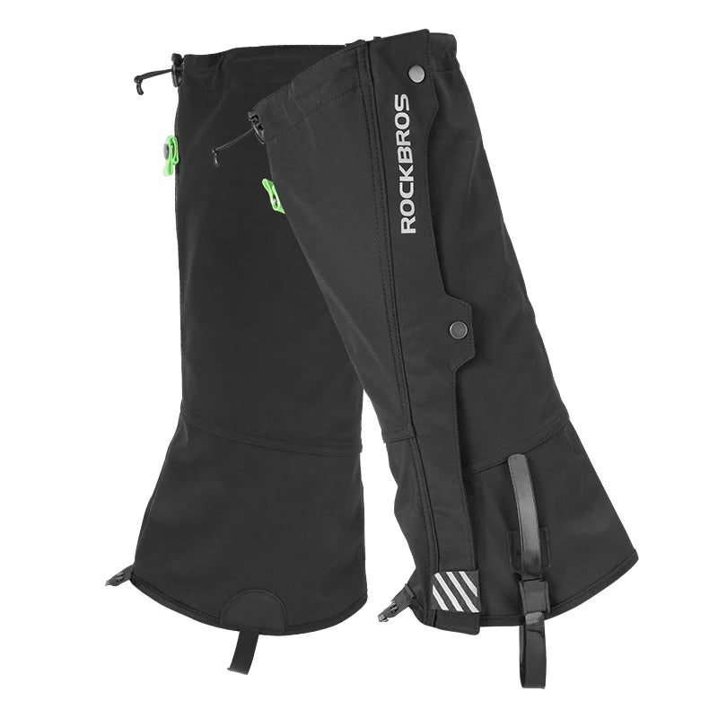 ROCKBROS Waterproof Outdoor Hiking Walking Climbing Hunting Snow Legging Gaiters Ski Gaiters Covers Leg Protection Guard