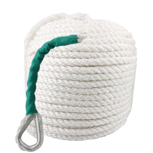 Nylon Anchor Rope 3 Strand With Thimble Rigging