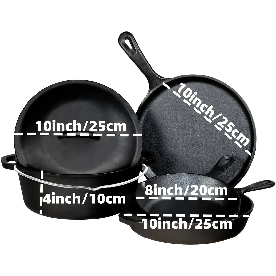 AEDG Nonstick Skillet Cookware Set