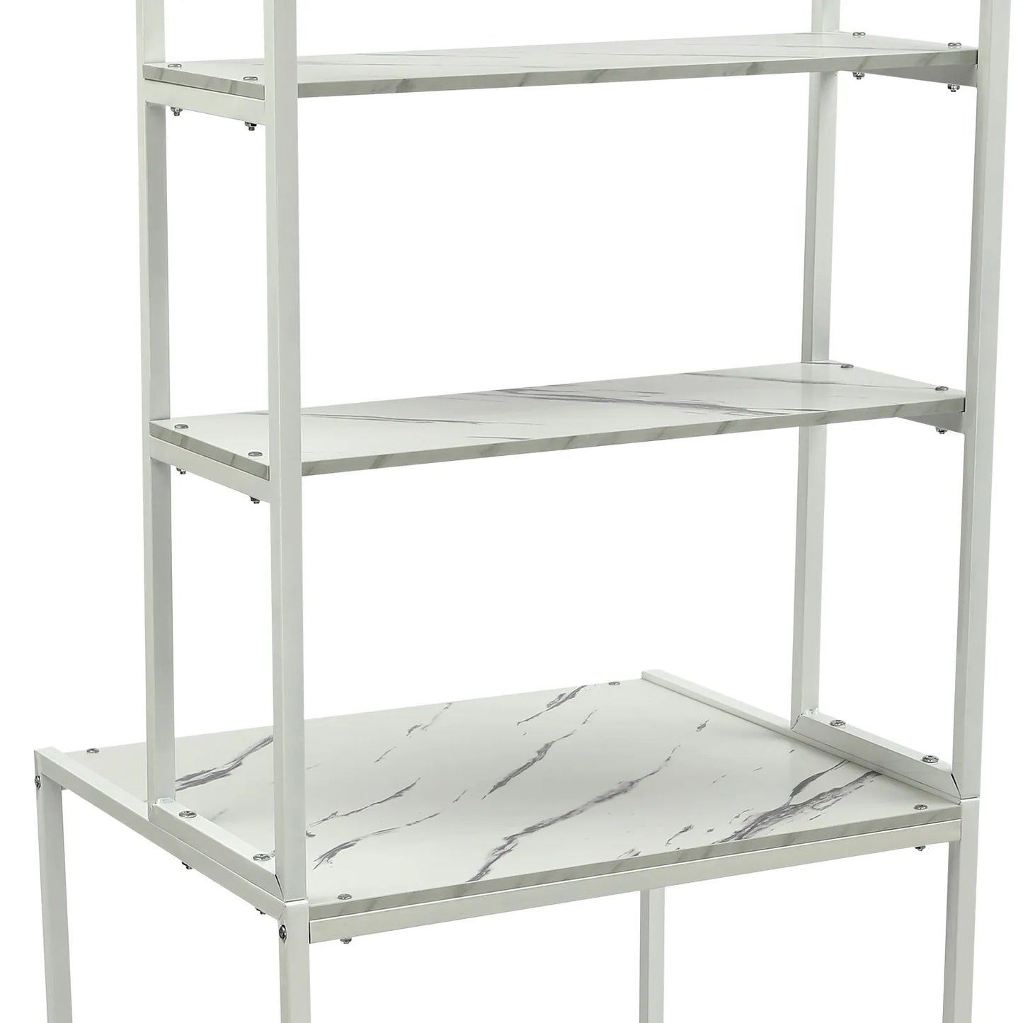 Over The Washer and Dryer Storage Shelf 3-Tier  Bathroom Storage and Organizer Rack for Hanging Towels and Drying Clothes