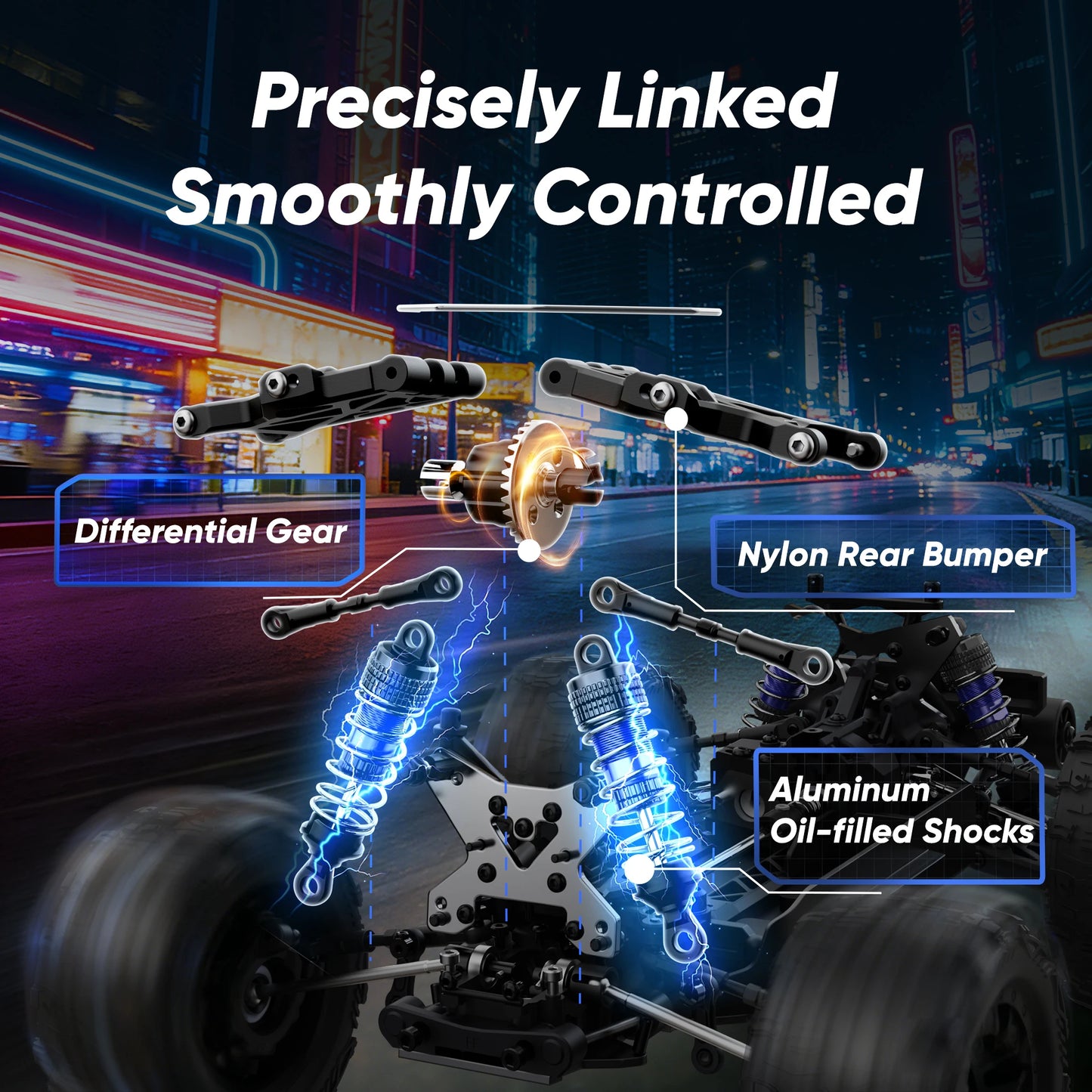 MT14R PT14R 1:14 3600KV 2200Mhz Lithium Battery RC Truck 4X4 Remote Control [Special Price] 30% Local Ship Rc Cars JIUSI