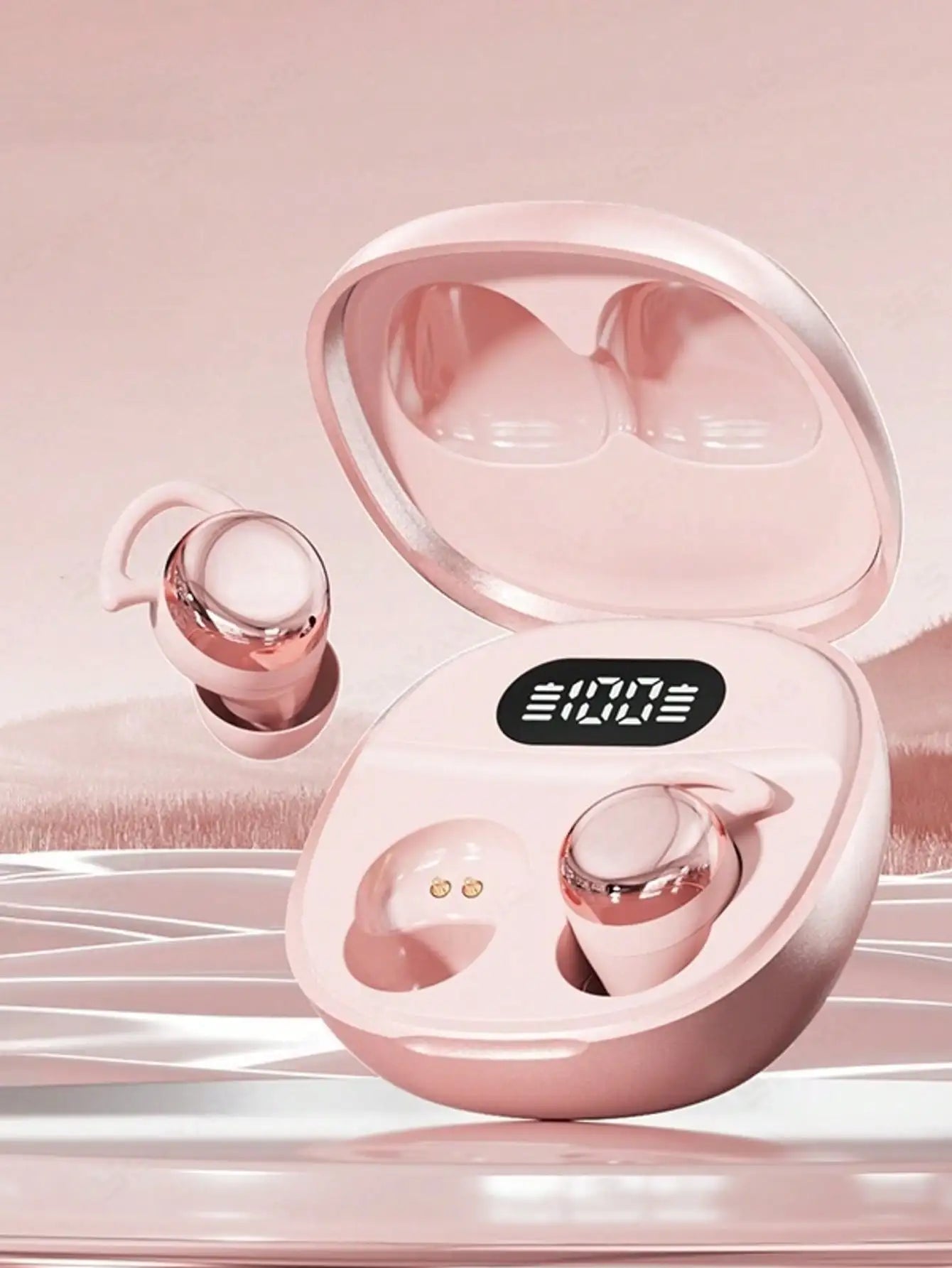 New True Wireless In-Ear Earphones, Bluetooth Sleeping Earbuds, Couples Video Earphones, Mini Earphones, Comfortable TWS HIFI Dolby Bass Stereo HD Calling Earphones Suitable For Android Phones, Music Earphones, Smart Earphone