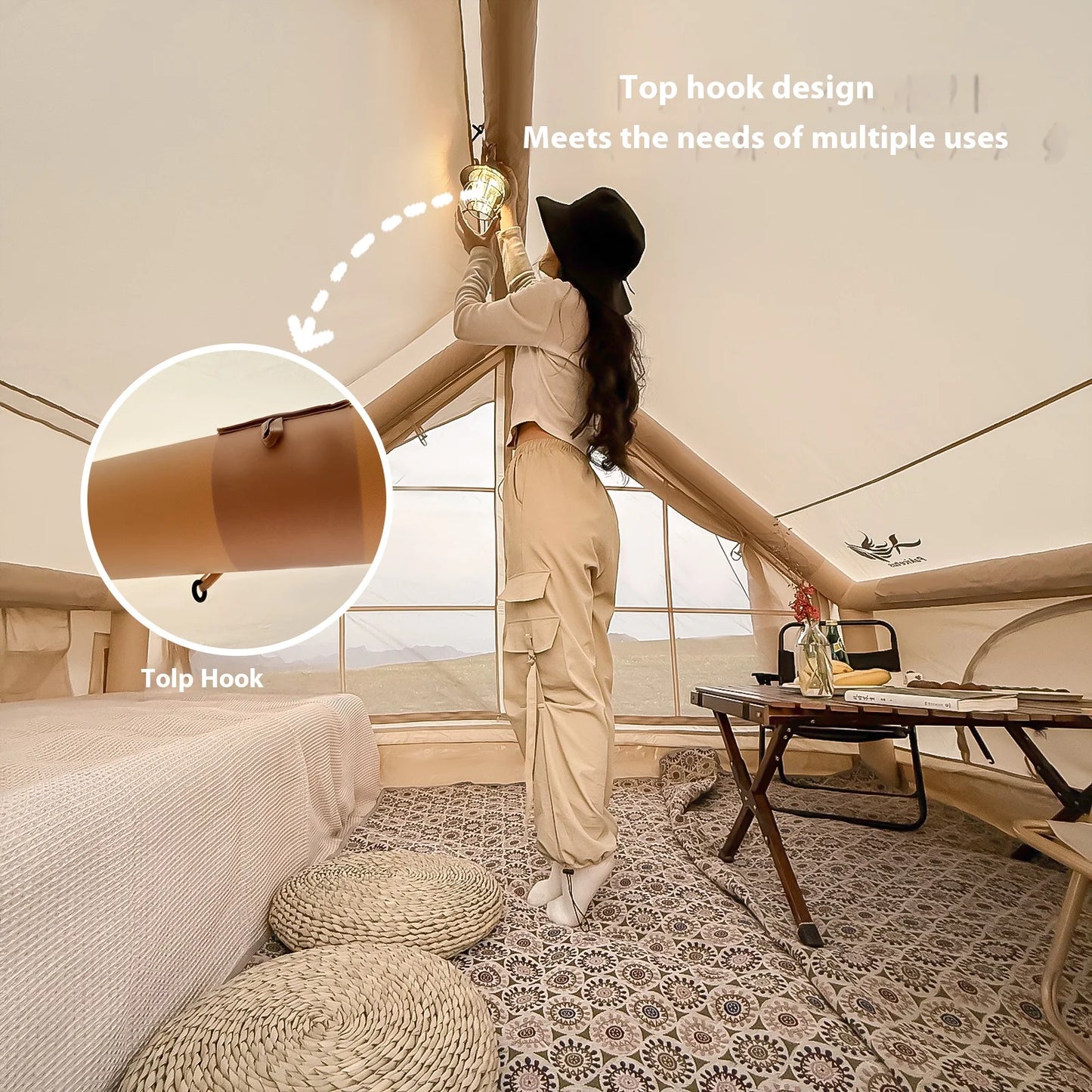 Pakicetus Inflatable Family Camping Tent 5 To 8 Person