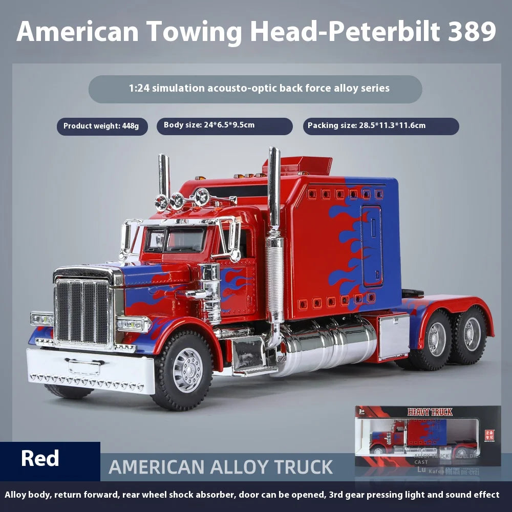 Modelgt Peterbilt 389 Diecast Truck With Lights And Sound