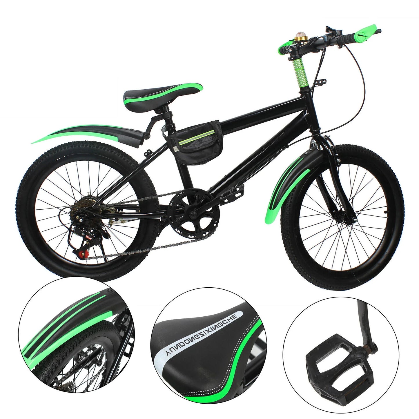 Kids Mountain Bike With Dual Brakes Adjustable