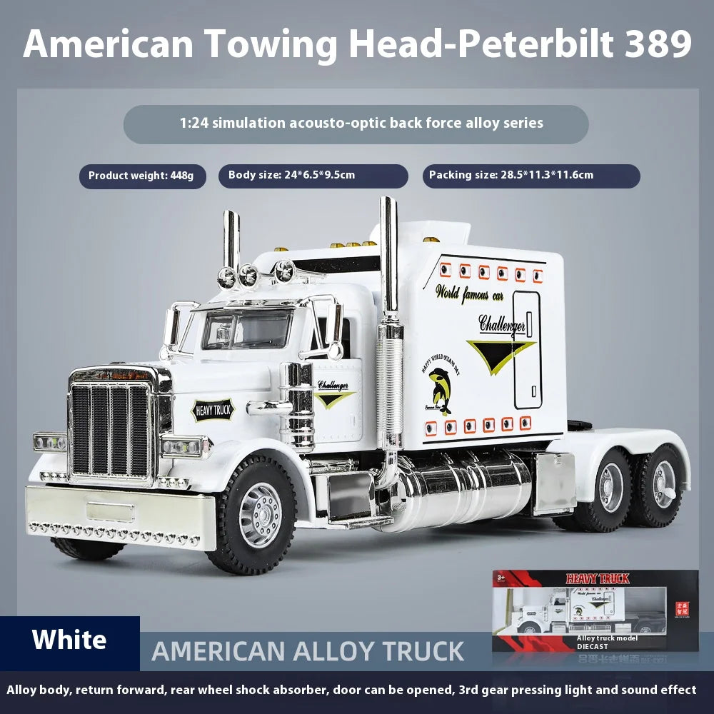 Modelgt Peterbilt 389 Diecast Truck With Lights And Sound