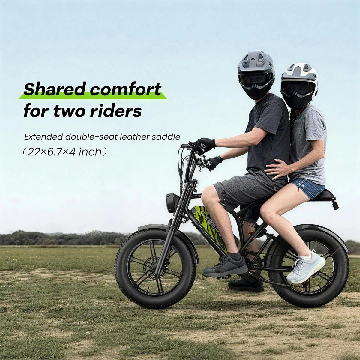 Cybervelo 1000W Electric Fat Tire Dirt Bike
