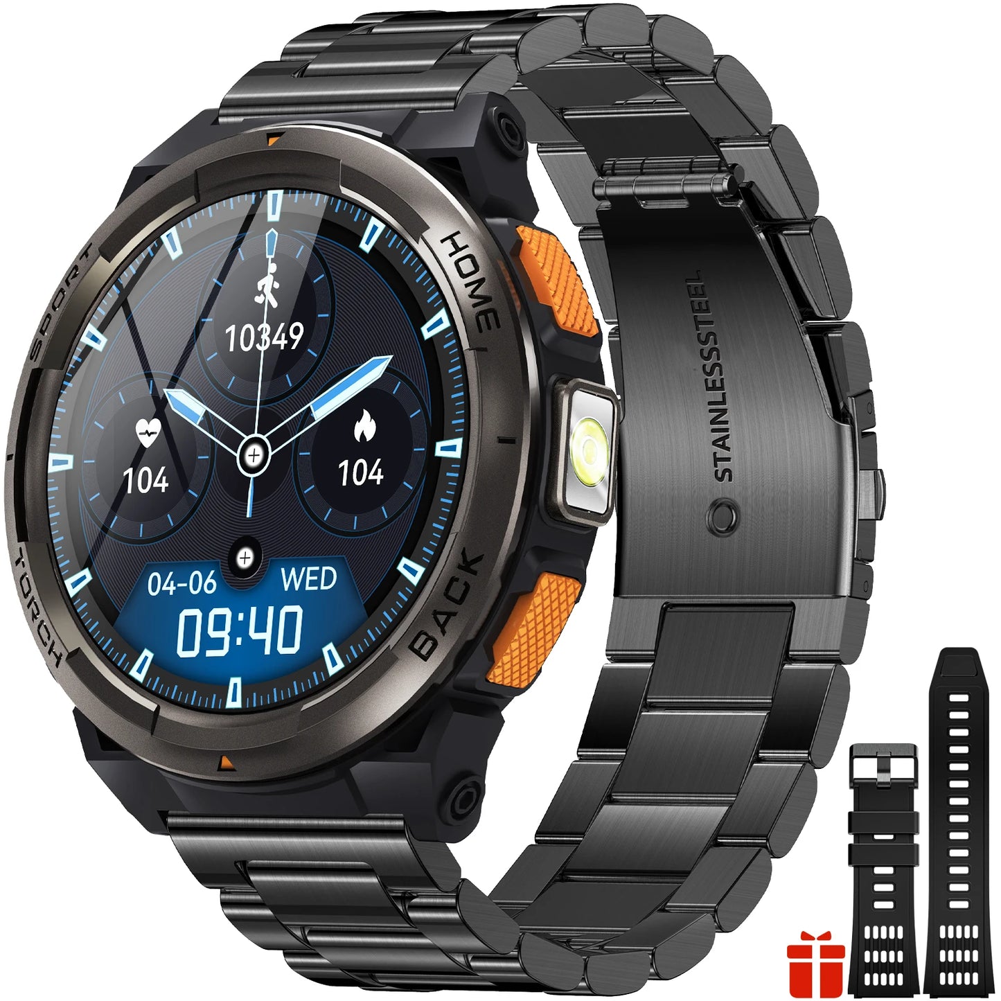 EIGIIS KE5 Smartwatch 3ATM Waterproof With Compass Barometer