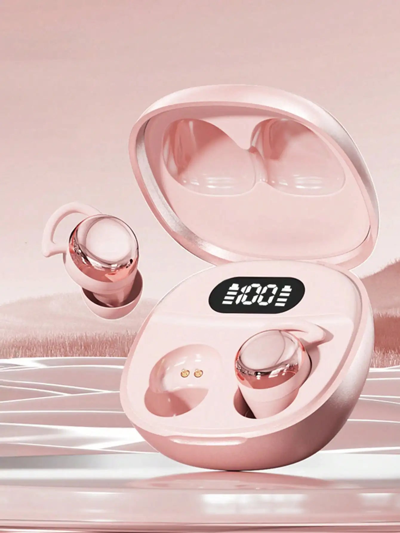 New True Wireless In-Ear Earphones, Bluetooth Sleeping Earbuds, Couples Video Earphones, Mini Earphones, Comfortable TWS HIFI Dolby Bass Stereo HD Calling Earphones Suitable For Android Phones, Music Earphones, Smart Earphone