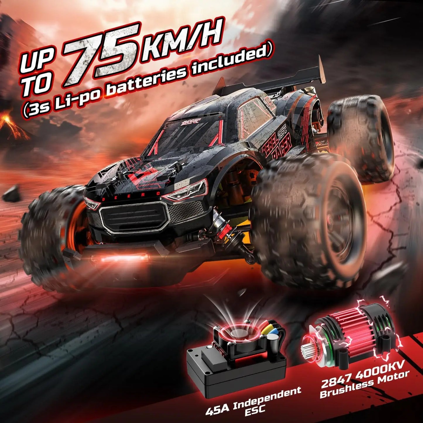 Brushless 4WD Off Road RC Truggy Waterproof