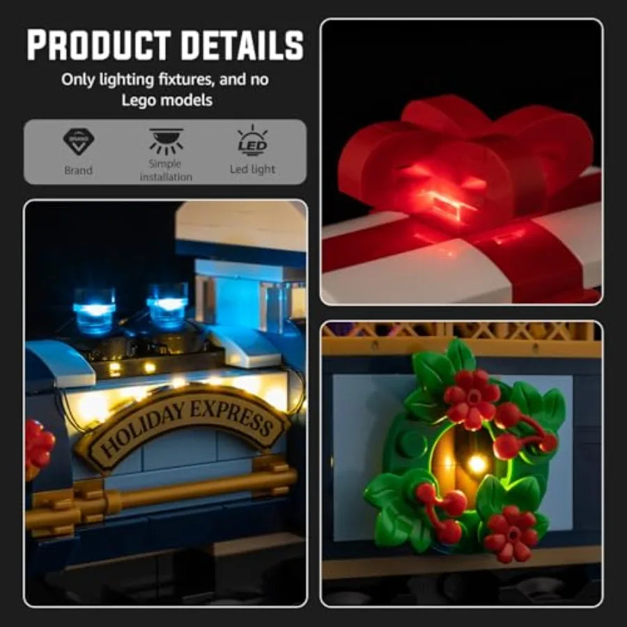 OLOEY Holiday Express Train LED Light Kit
