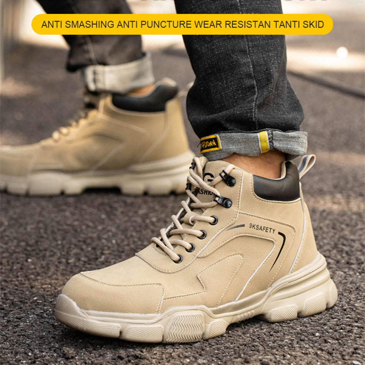 Lightweight Anti Puncture Work Safety Boots