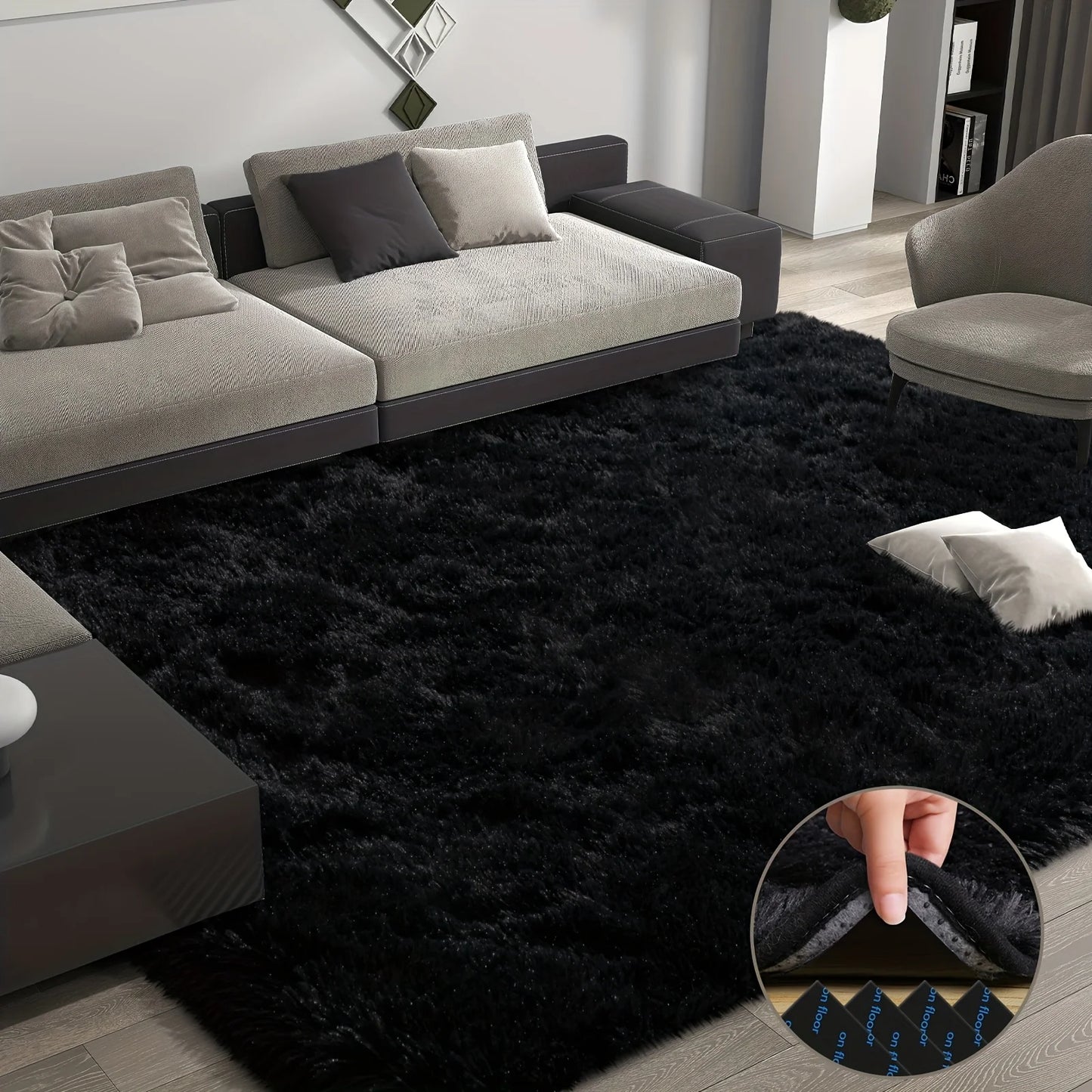 Lux Plush Area Rug For Living Room And Bedroom
