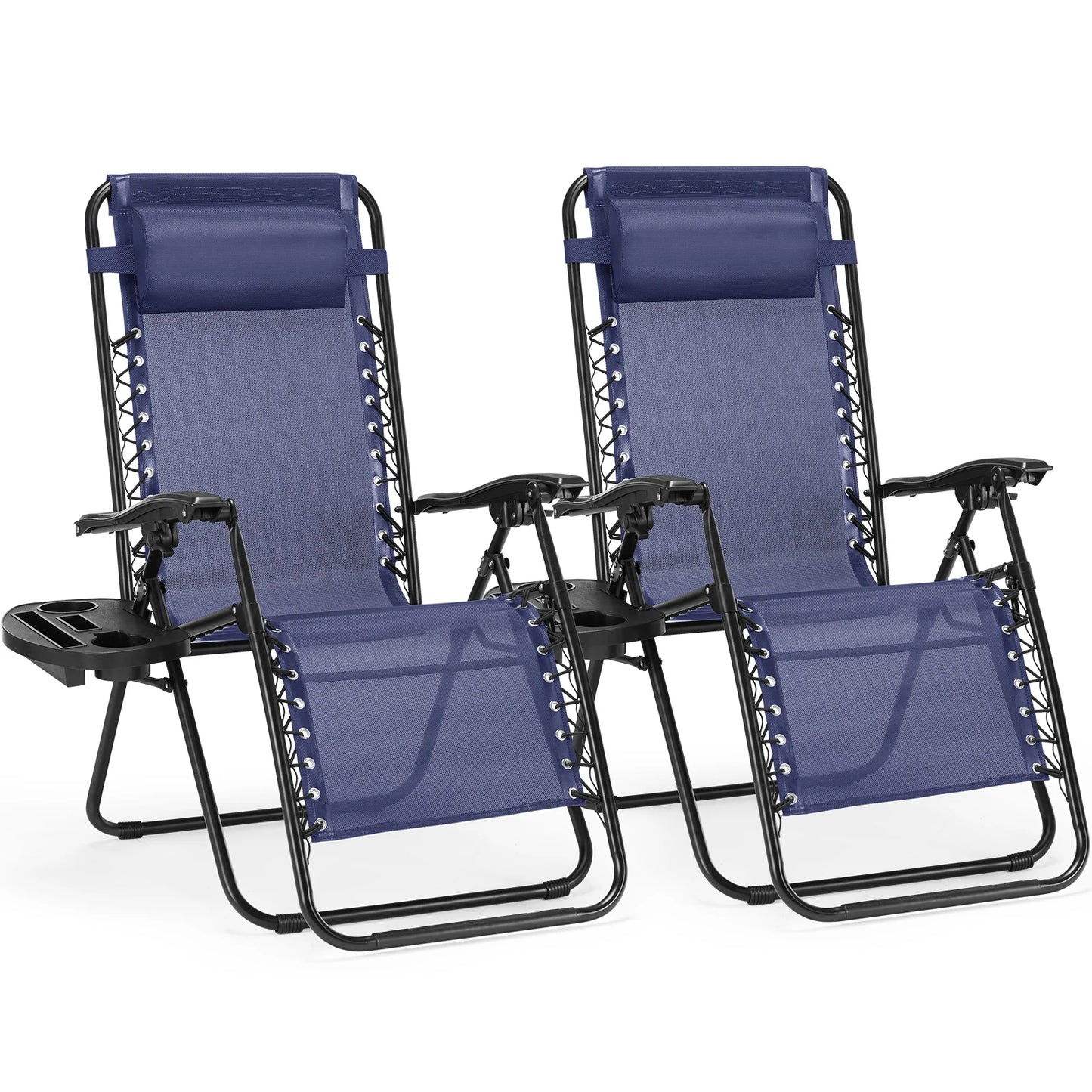JHK Zero Gravity Portable Recliner Outdoor Lounge Chair