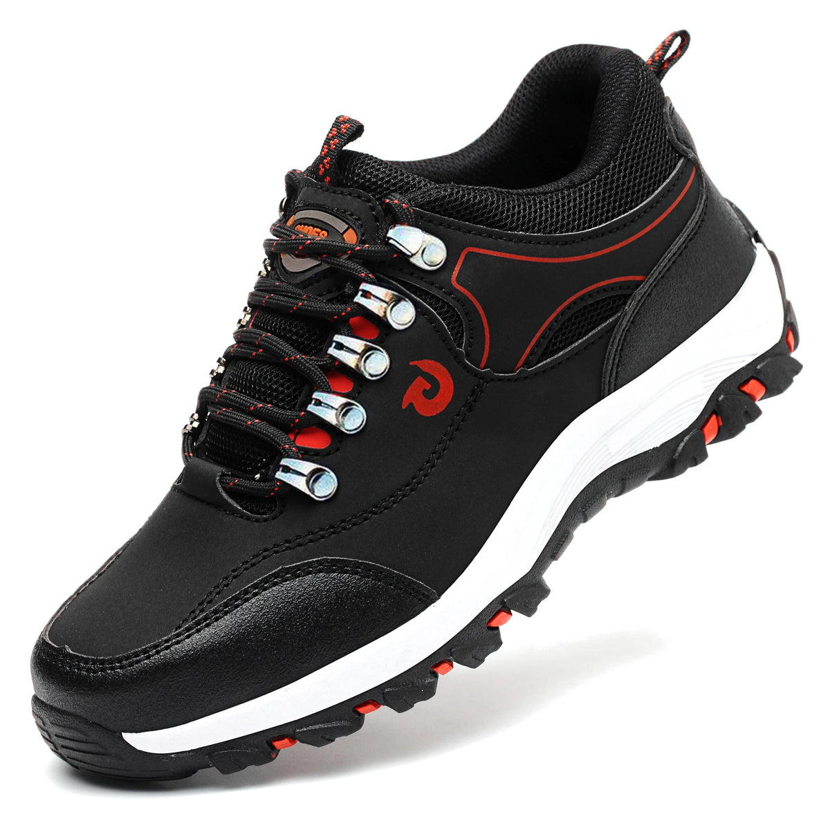 Manlegu Men Breathable Steel Toe Work Boots