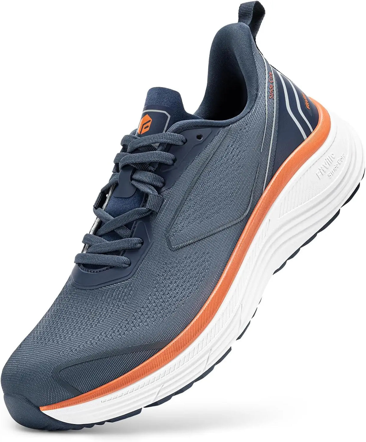 Fitville Men Wide Fit Running Shoes With Arch Support