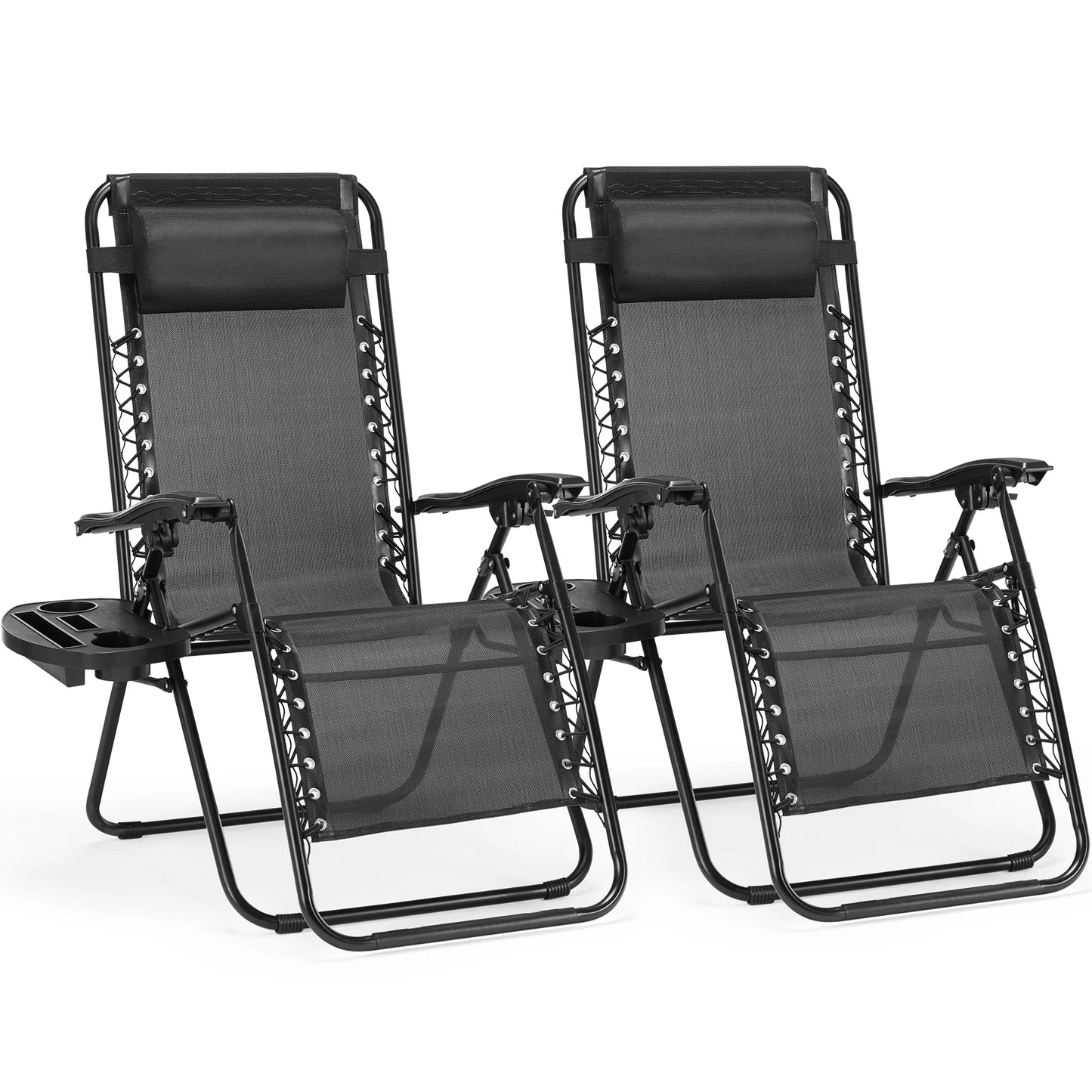 JHK Zero Gravity Portable Recliner Outdoor Lounge Chair