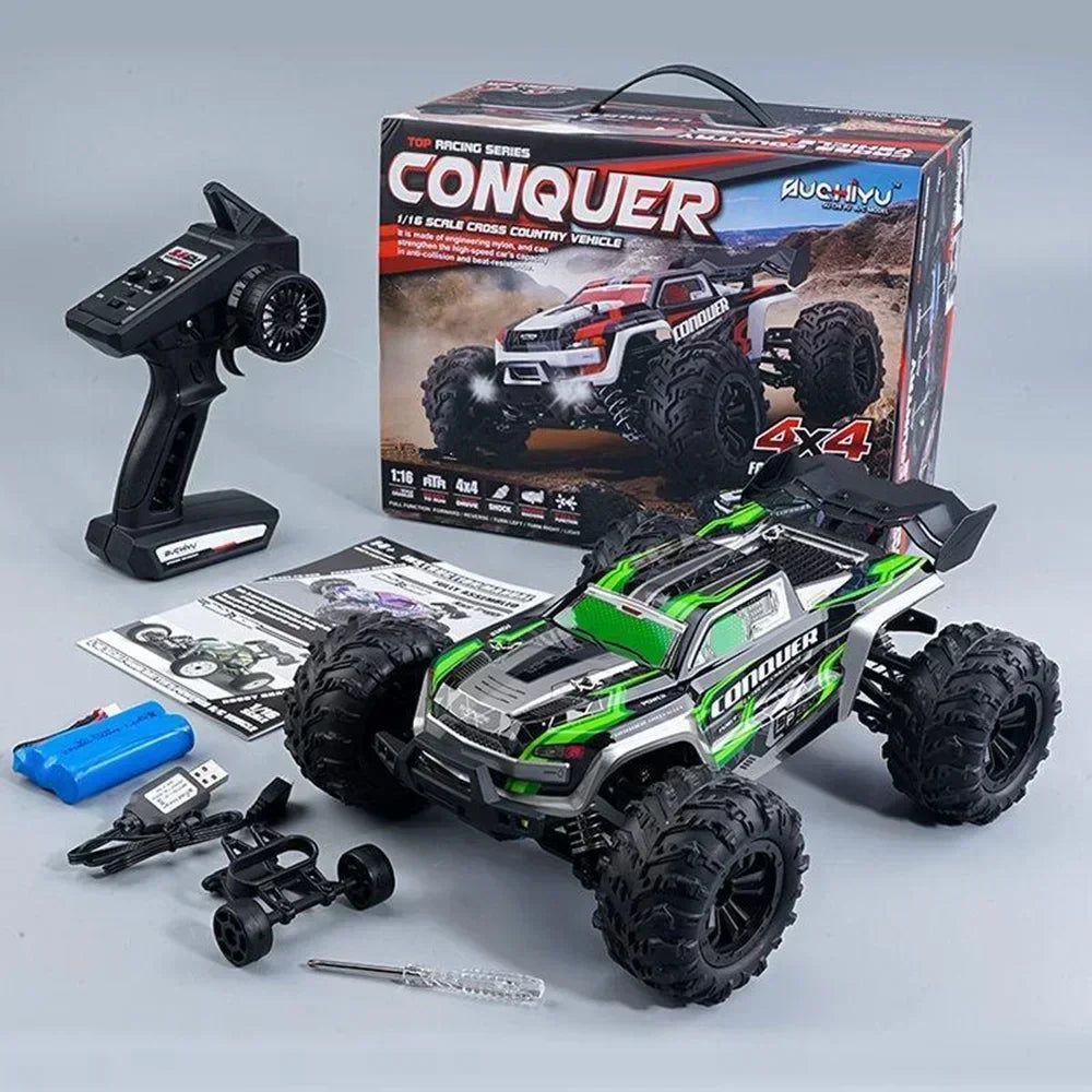 2025 New 1:16 Scale Large RC Cars 50km/h High Speed RC Cars Toys for Boys Remote Control Car 2.4G 4WD Off Road Monster Truck