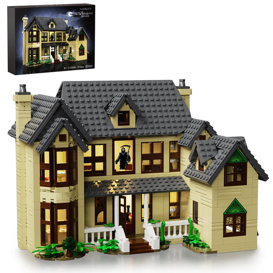 Haunted House Building Block Set Halloween Decor