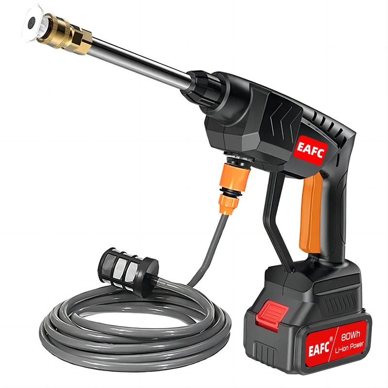 EAFC 60Bar 21V Cordless High Pressure Car Washer Gun