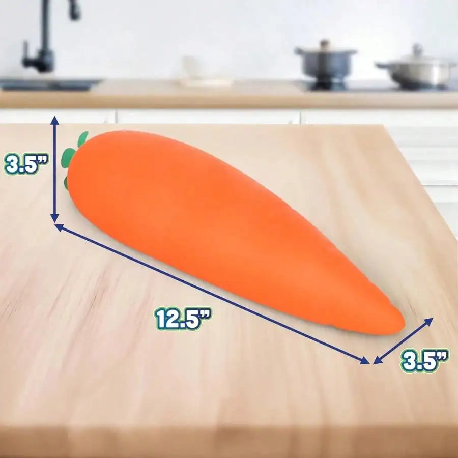 1/2pcs Toymendous Squishy Carrot – Jumbo 13cm Inch Squishy Vegetable Sand-Texture Carrot Stress Relief Toy | Giant Stress Relief Toy | Fidget Sensory Food Fun For Adults Party Toys, Theme Activities