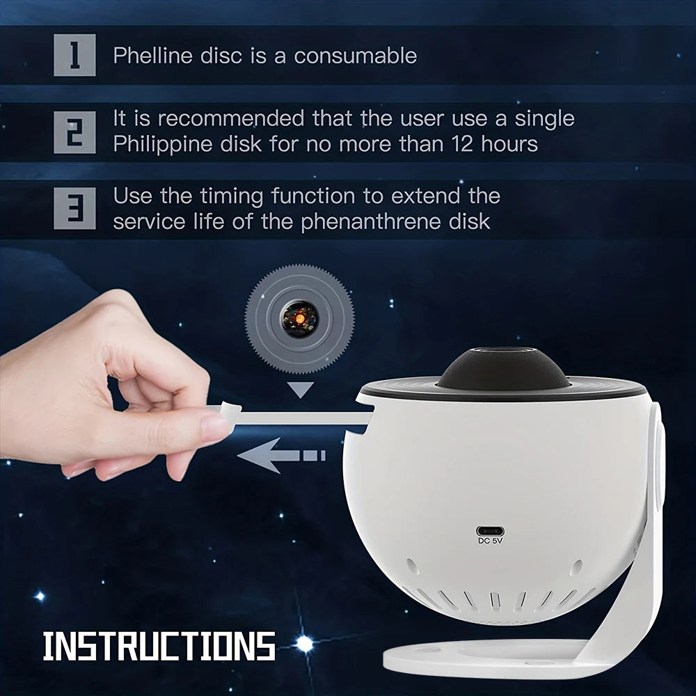Mexllex Galaxy Star Projector 13In1 LED Night Light