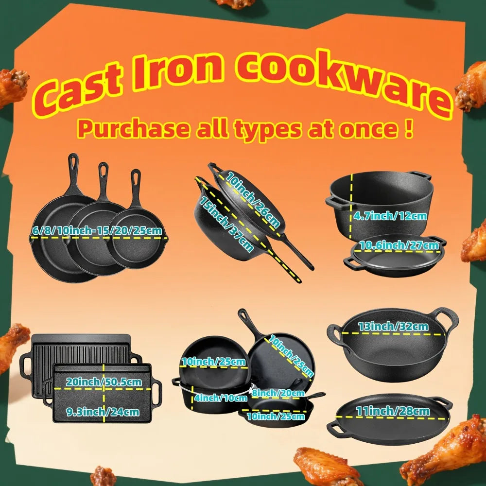 AEDG Nonstick Skillet Cookware Set