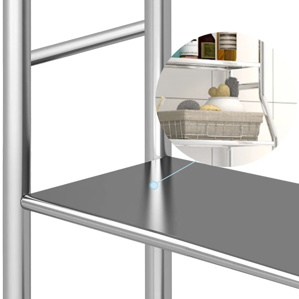 Studyset Over Toilet Storage Shelf 2-Tier Freestanding Metal