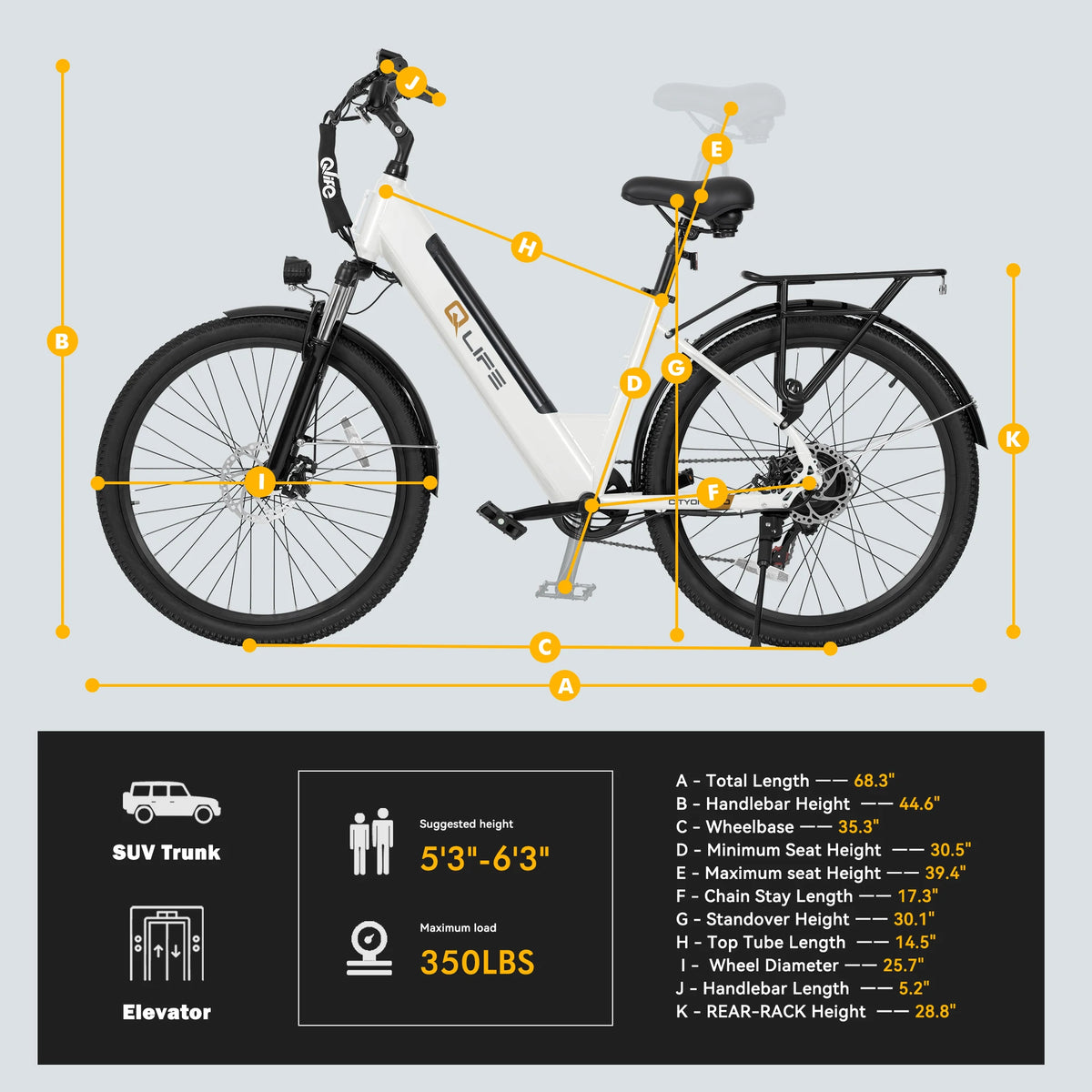 Qlife Cityone 2.0 Electric Bike For Adults