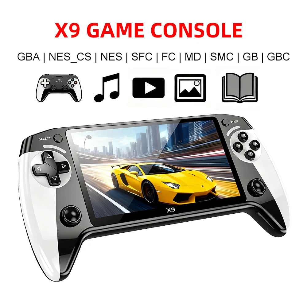 Airboom X9 Retro Handheld Game Console With 20000 Classics