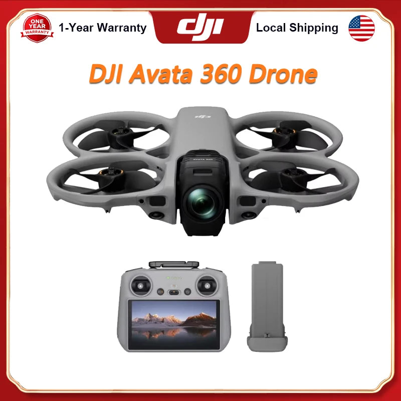 DJI Avata 360 Drone With Dual Lenses And 8K Imaging