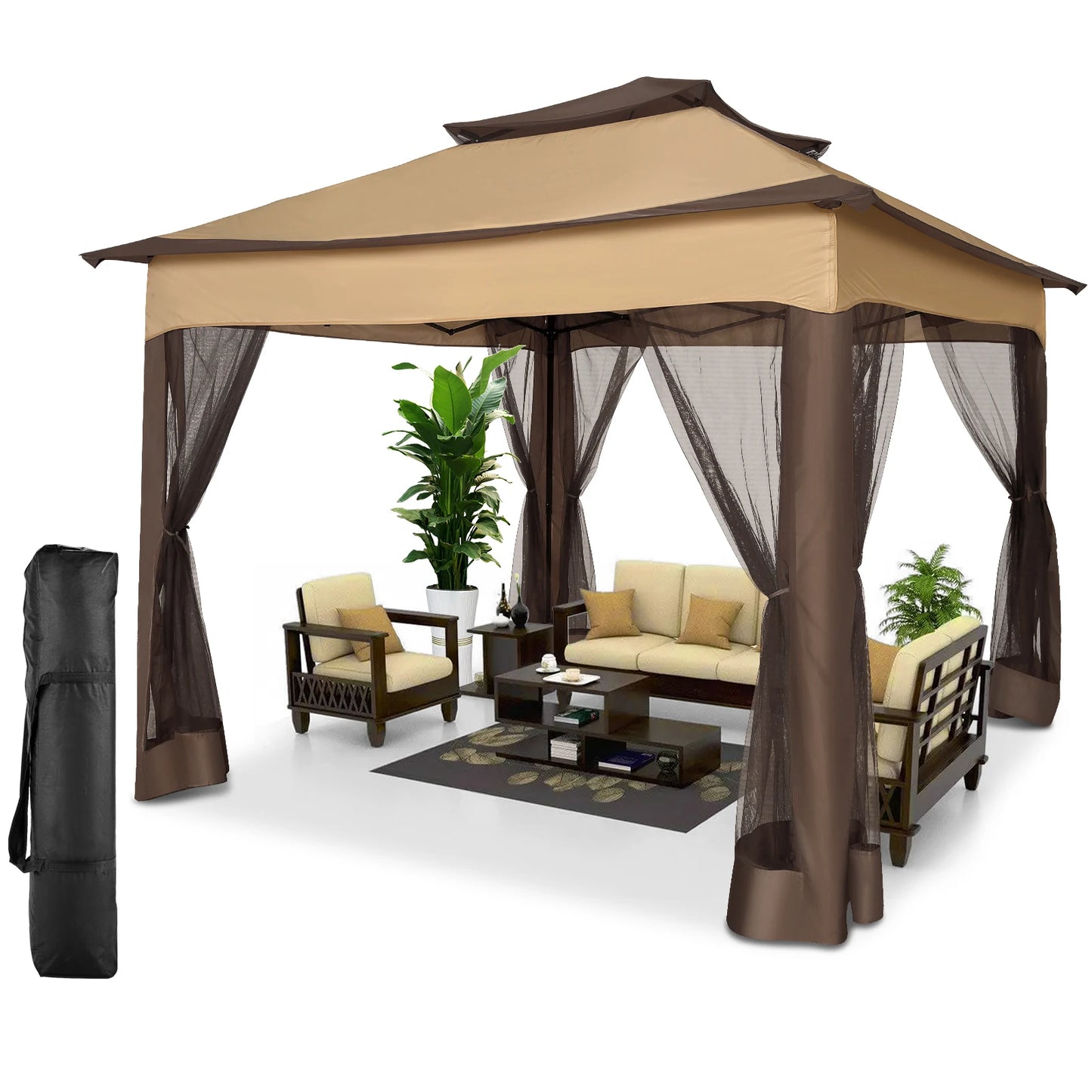 Cobizi Pop Up Gazebo With Mosquito Netting