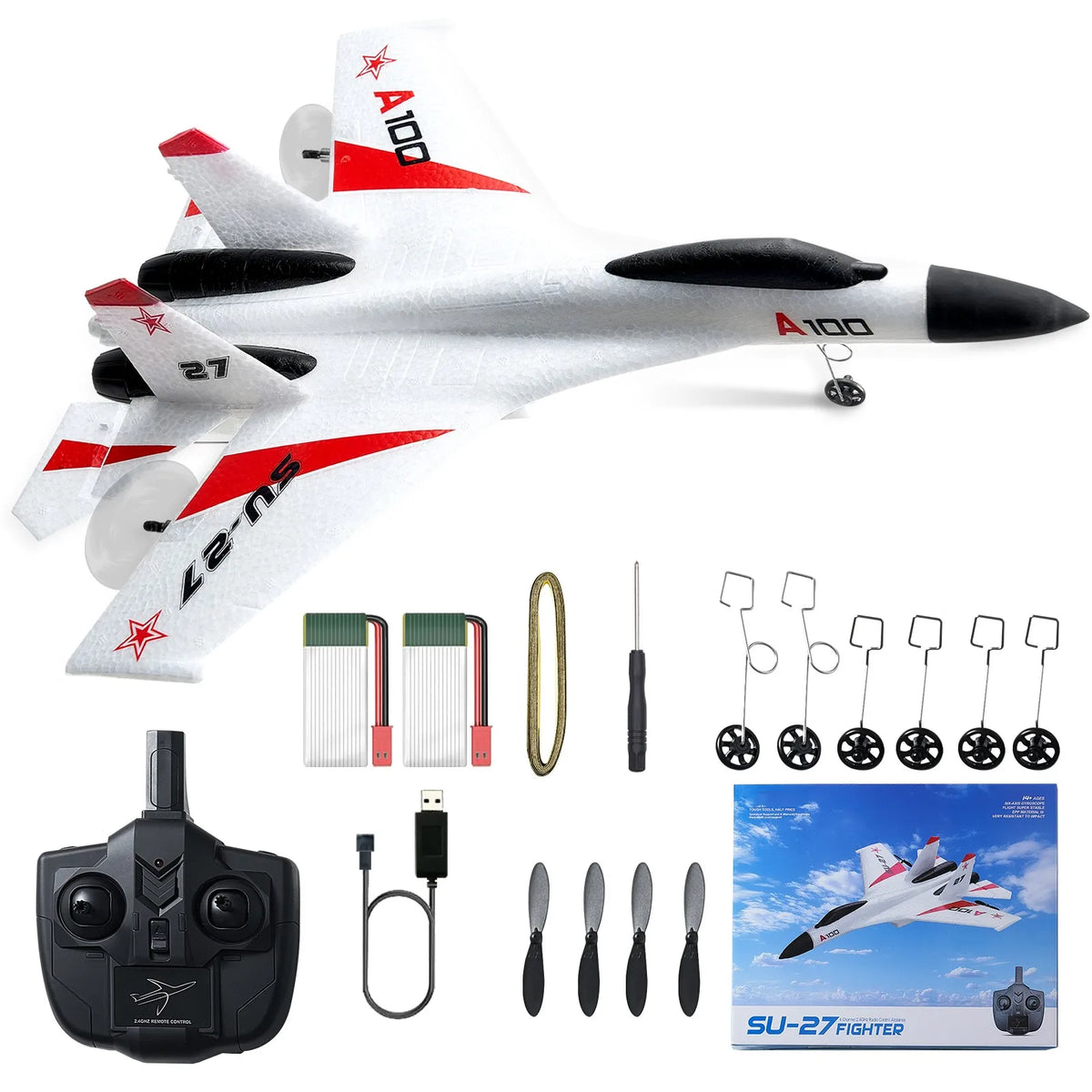 SucceBuy Remote Control RC Glider Airplane Toy