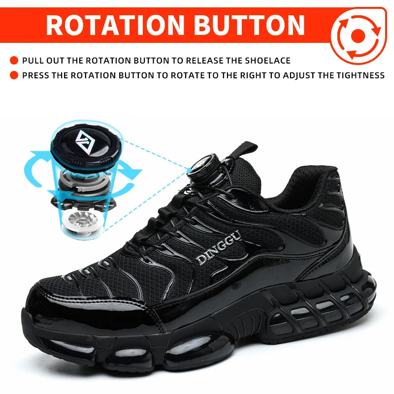 Men's Lightweight Steel Toe Safety Shoes