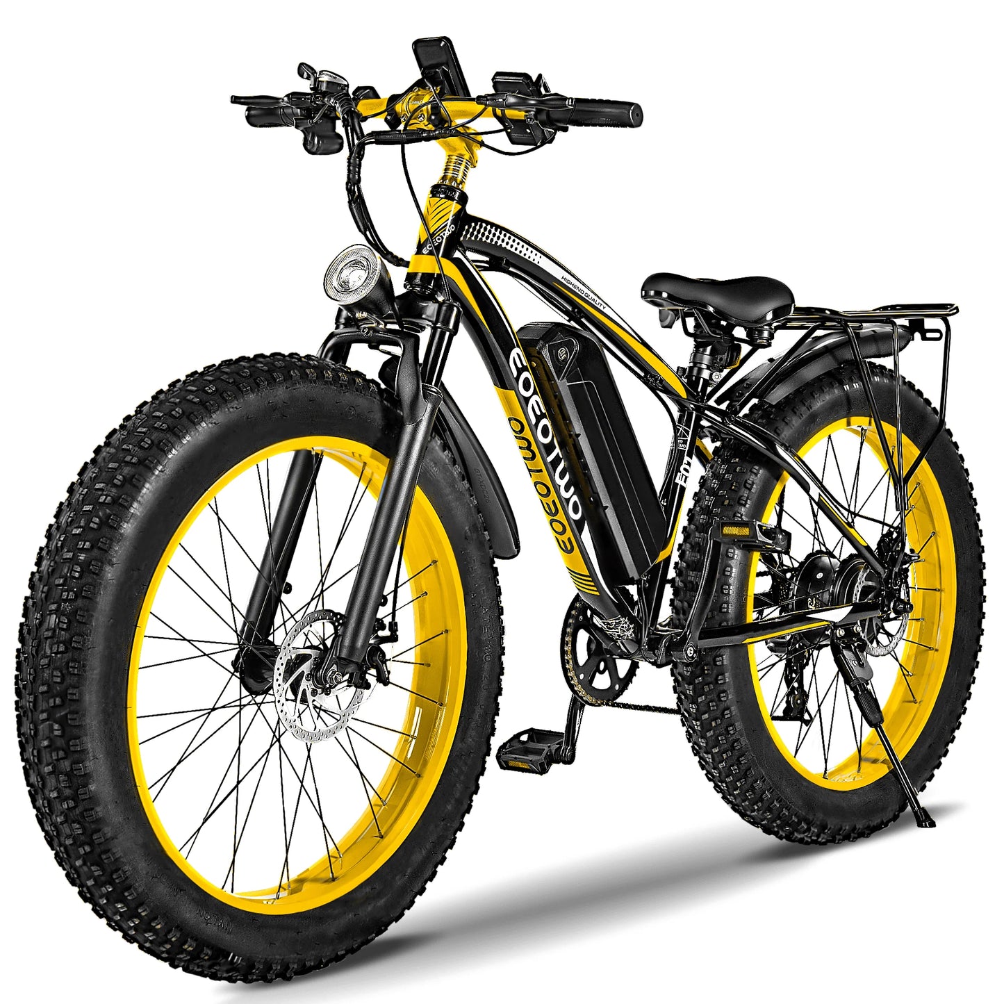 EOEOTWO 1500W Fat Tire Electric Bike 34MPH 48V Ebike