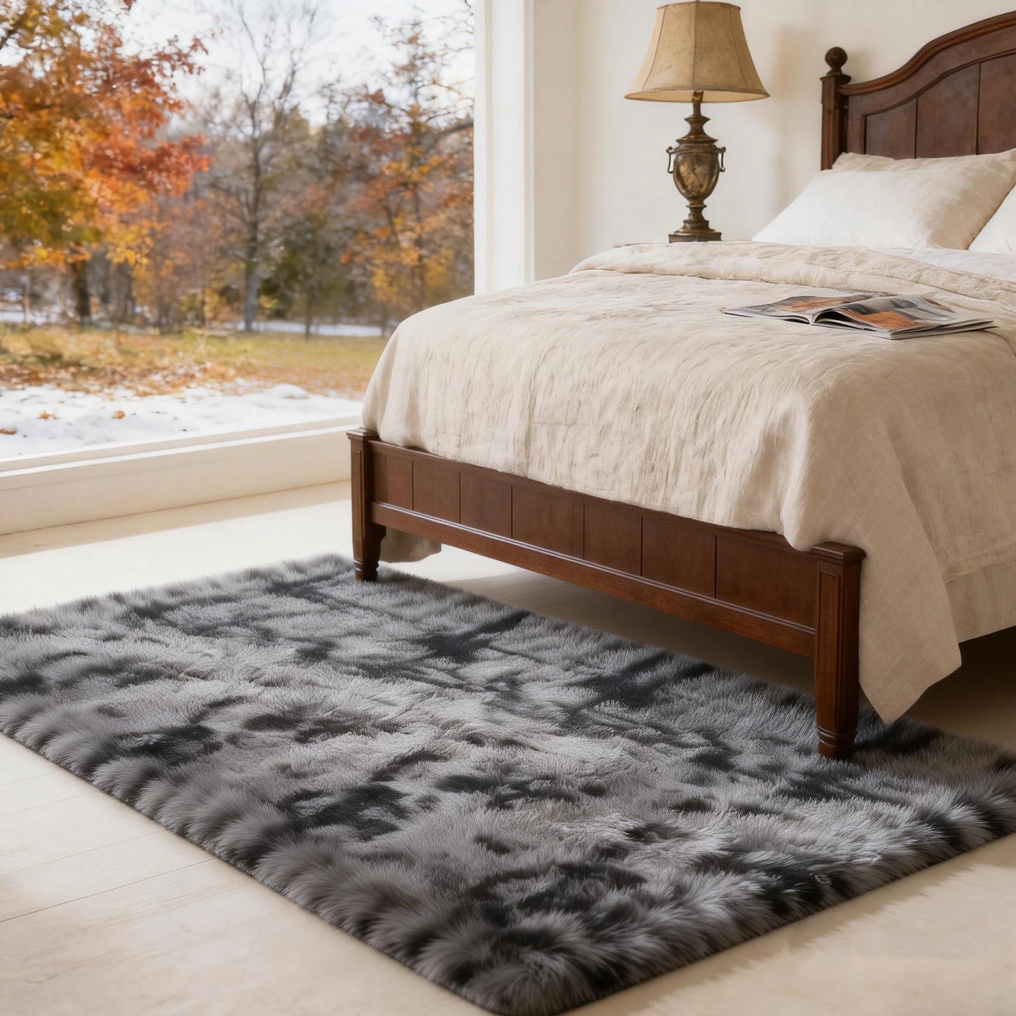 Ultra Soft Shag Rug For Living Room Decor And Bedroom