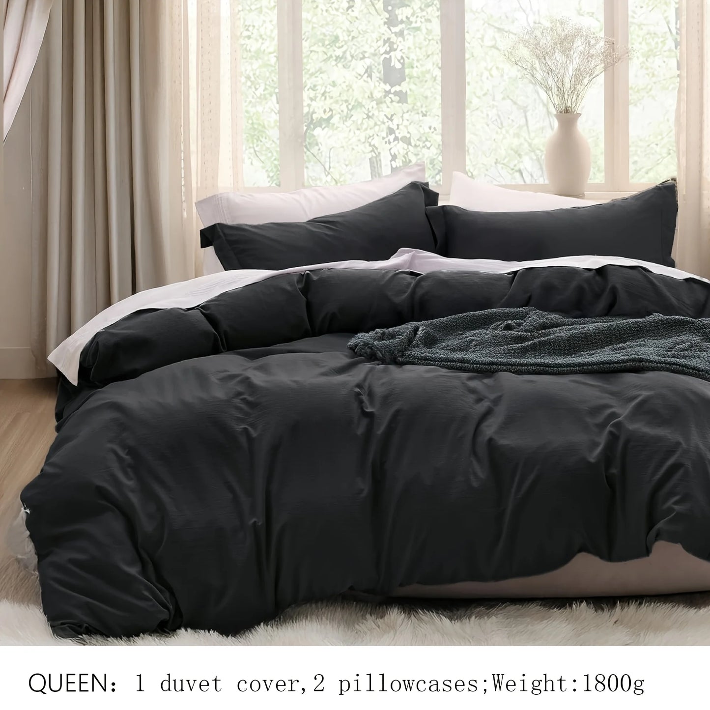 Washable Duvet Cover 3pcs Set
