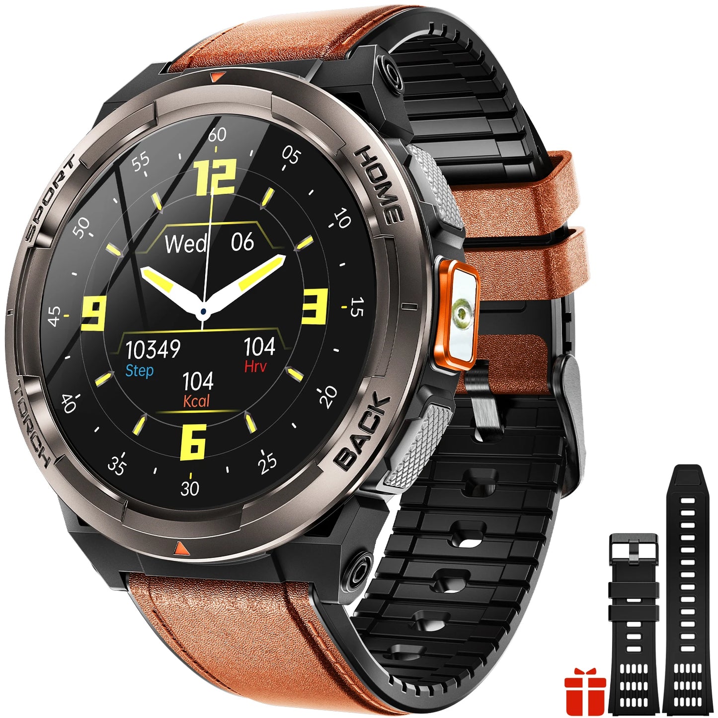 EIGIIS KE5 Smartwatch 3ATM Waterproof With Compass Barometer