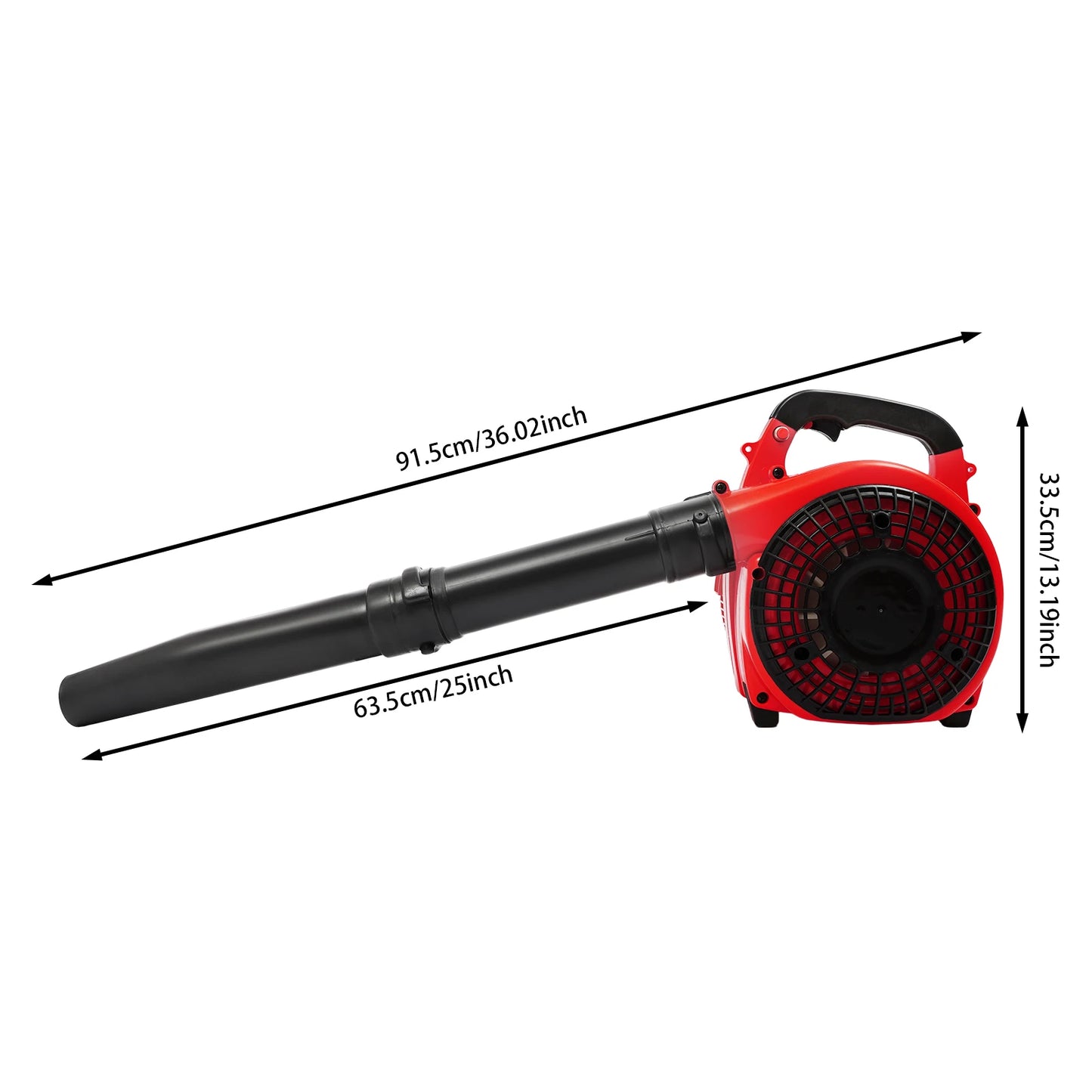 Snow Blower, Fuel-powered Snow Blower, Flame-retardant Pipe Blower with Electronic Ignition, Large Tank Blower for Home and Greenhouse Maintenance