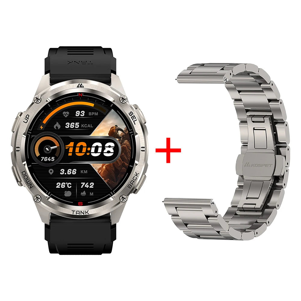 KOSPET Tank T3 Ultra 2 GPS Smartwatch Bluetooth Calling