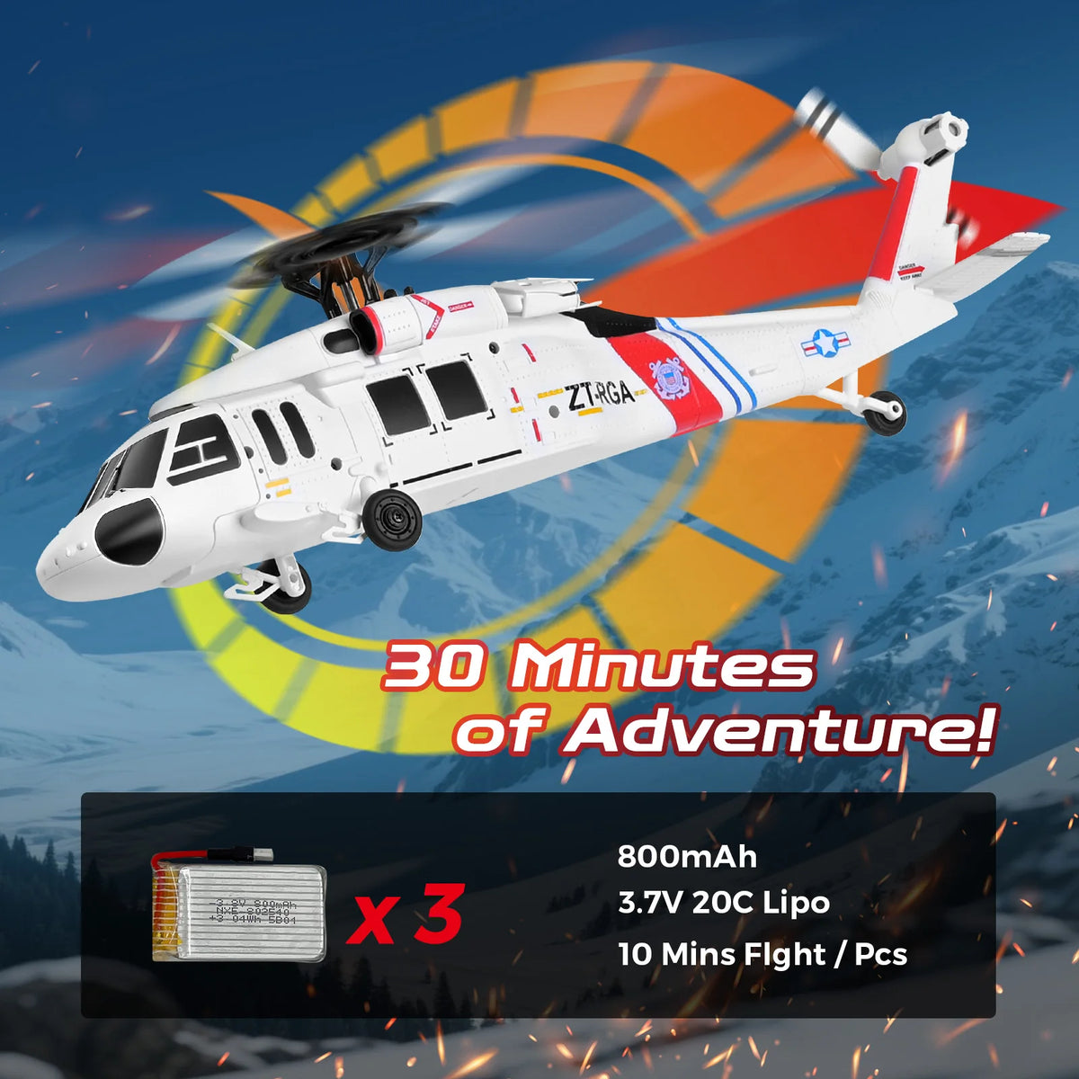 Wltoys K270 Black Hawk Rc Helicopter With Brushless Motor